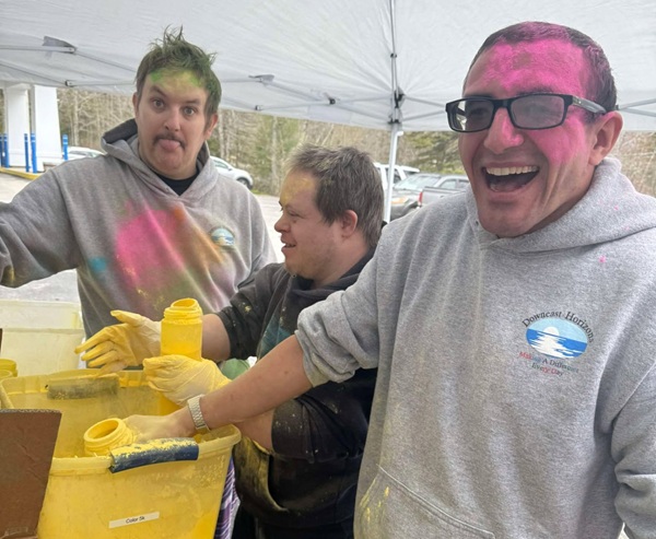 Getting ready for the Color Fun 5K!