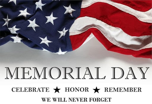AGENCY CLOSED – MEMORIAL DAY